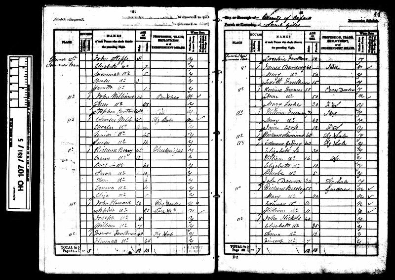 Berry (Richard) 1841 Census